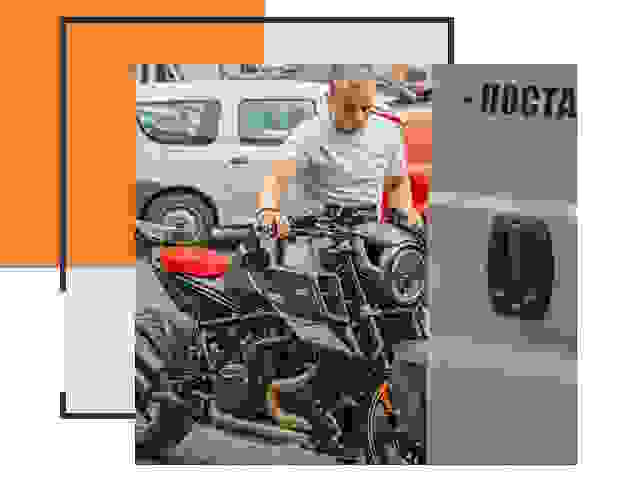 Перевозка мотоцикла по России - Услуги Перевозка-Крф